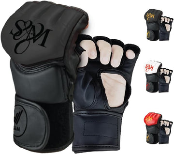 S&M Professional MMA Gloves for Grappling, Sparring, Training, Martial Arts