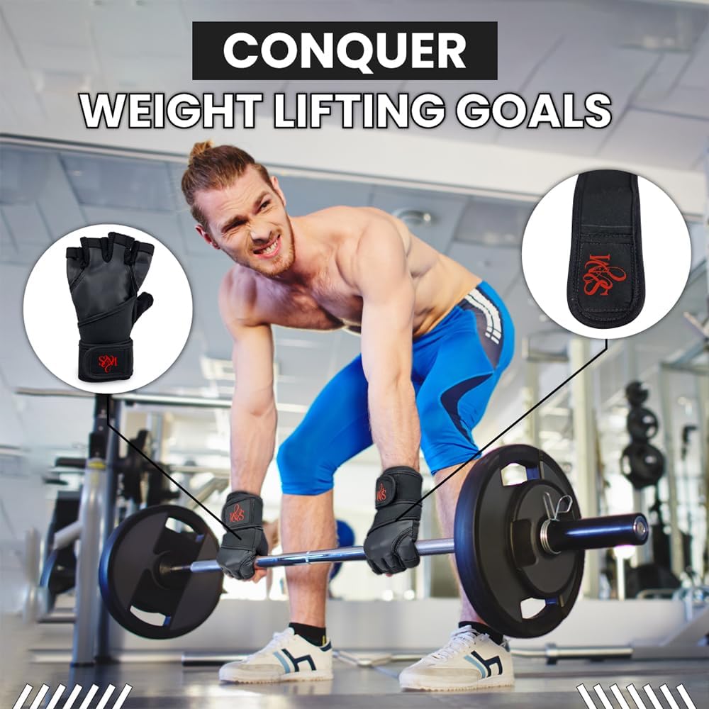 S&M Fitness Gloves, Training Gloves for Workout