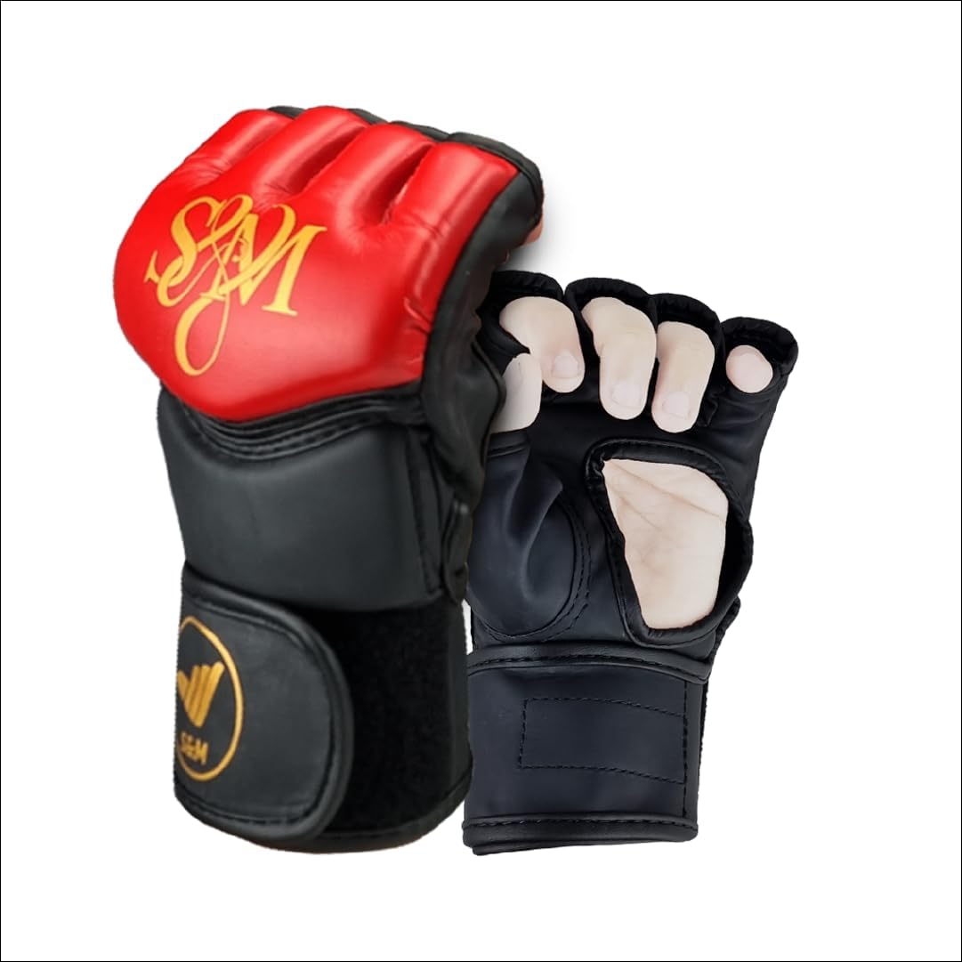 S&M Professional MMA Gloves for Grappling, Sparring, Training, Martial Arts