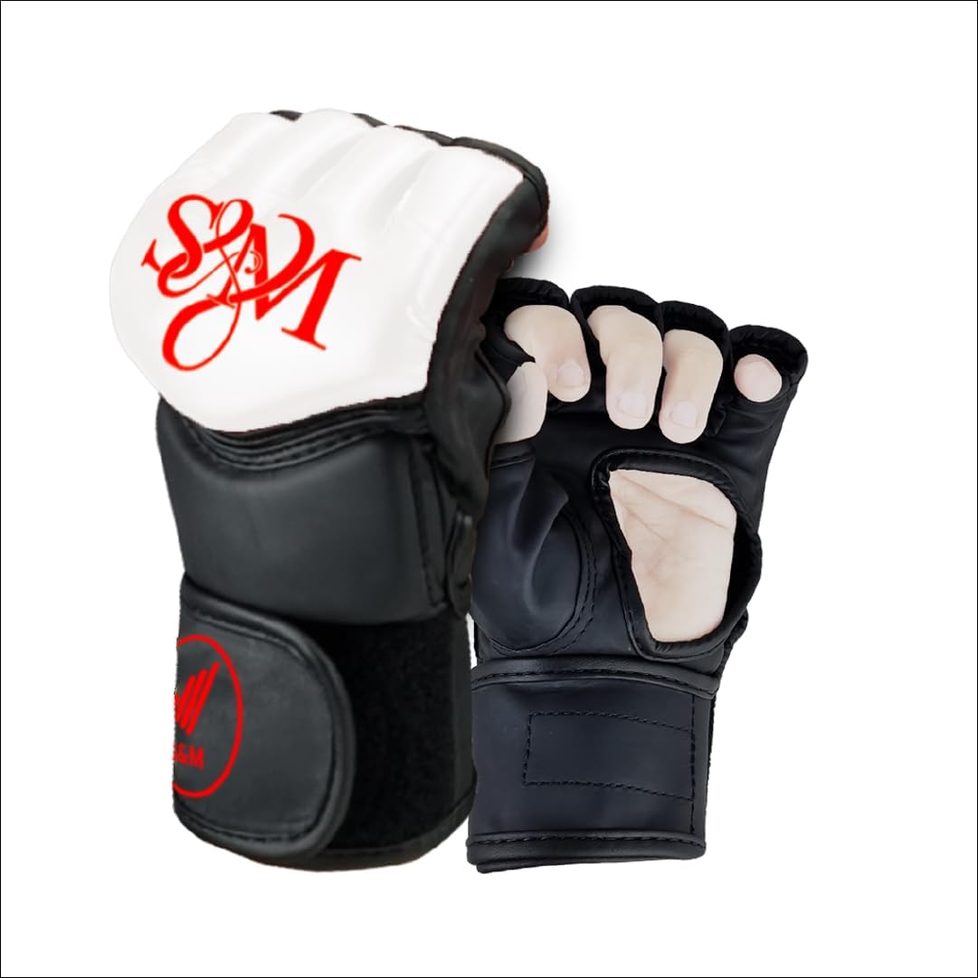 S&M Professional MMA Gloves for Grappling, Sparring, Training, Martial Arts
