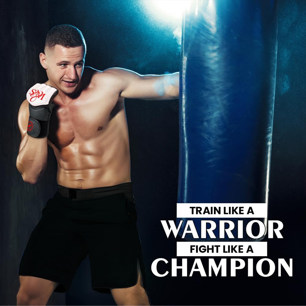 S&M Professional MMA Gloves for Grappling, Sparring, Training, Martial Arts